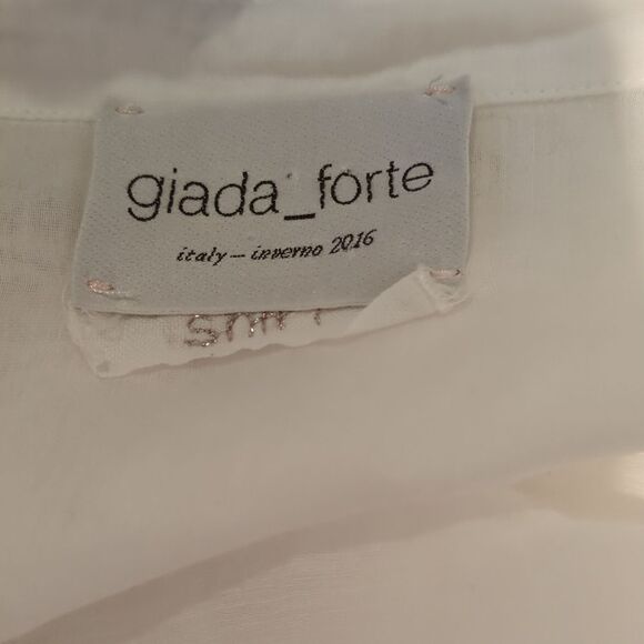 Giada Forte white cotton blouse - Picture 4 of 9